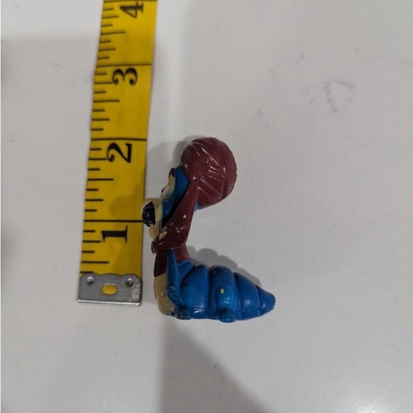 2002 Khalil Caterpillar VeggieTales Jonah Movie 2" PVC Plastic Worm Figure RARE! - Picture 3 of 3